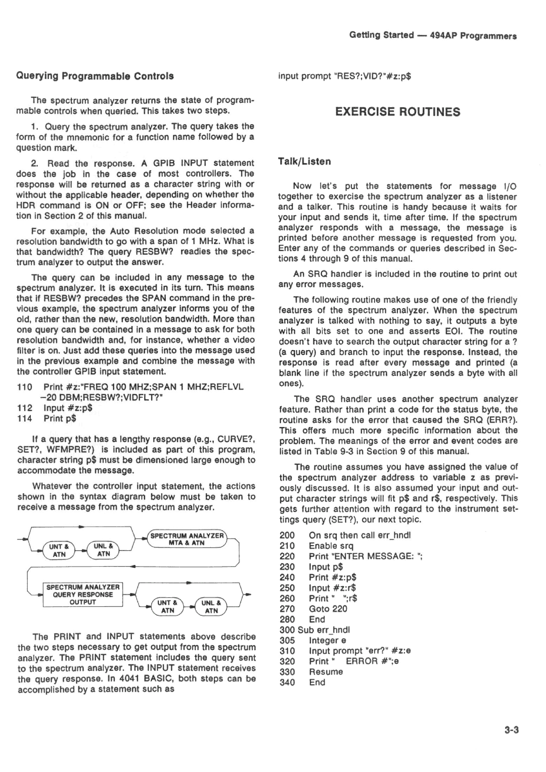 Tektronix 494AP manual 