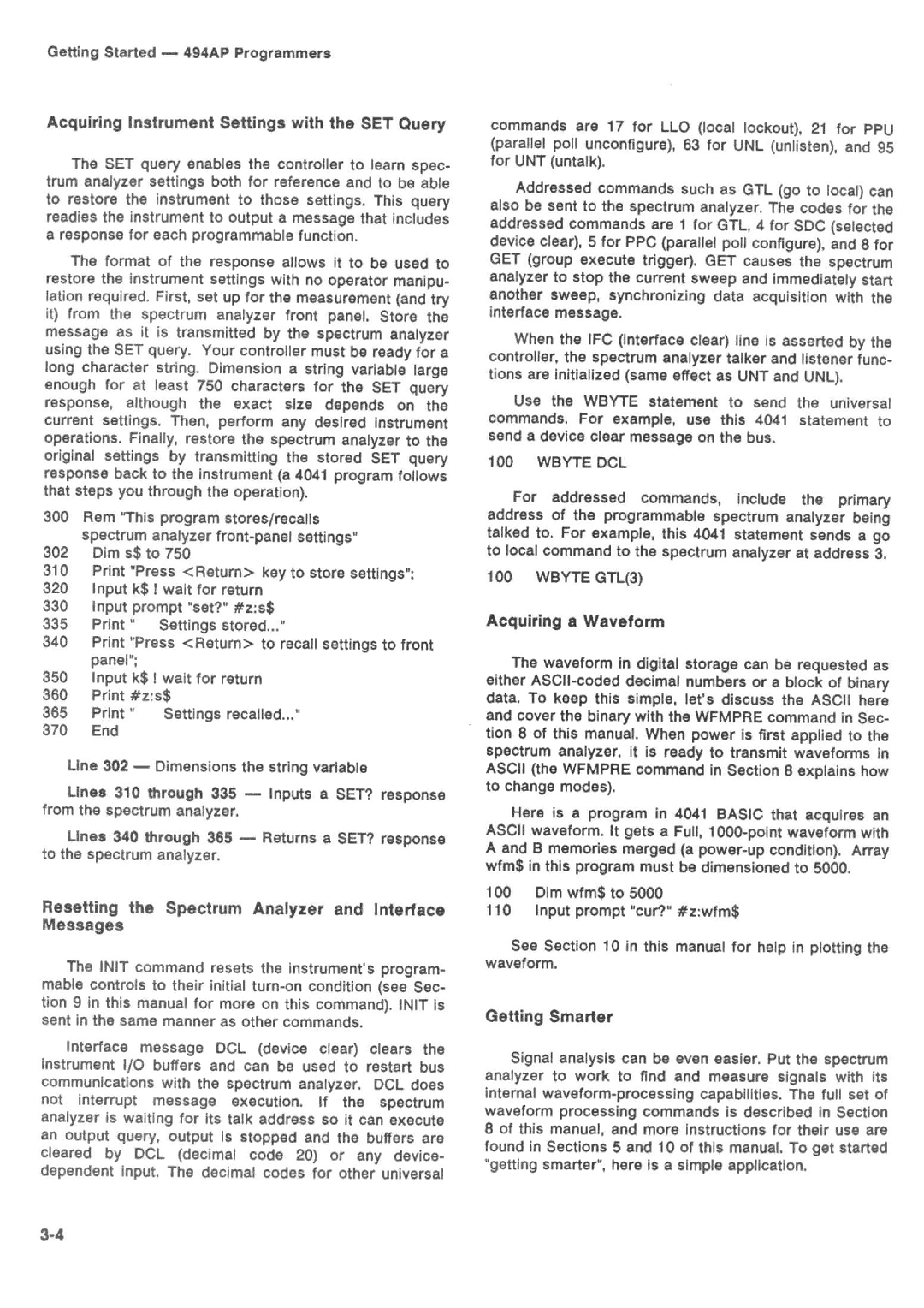 Tektronix 494AP manual 