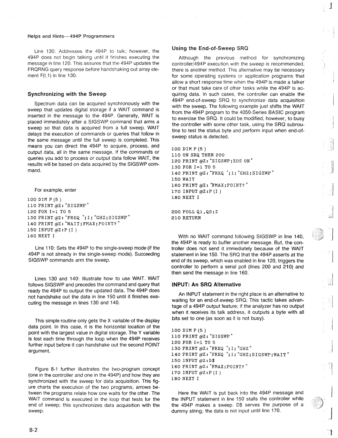 Tektronix 494P manual 