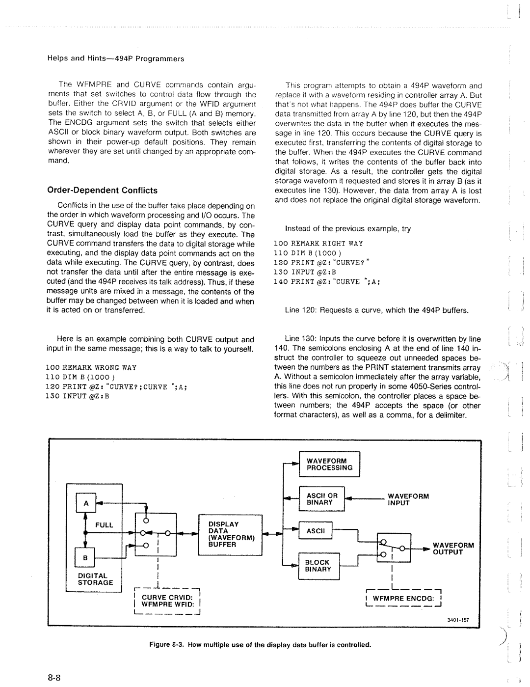 Tektronix 494P manual 