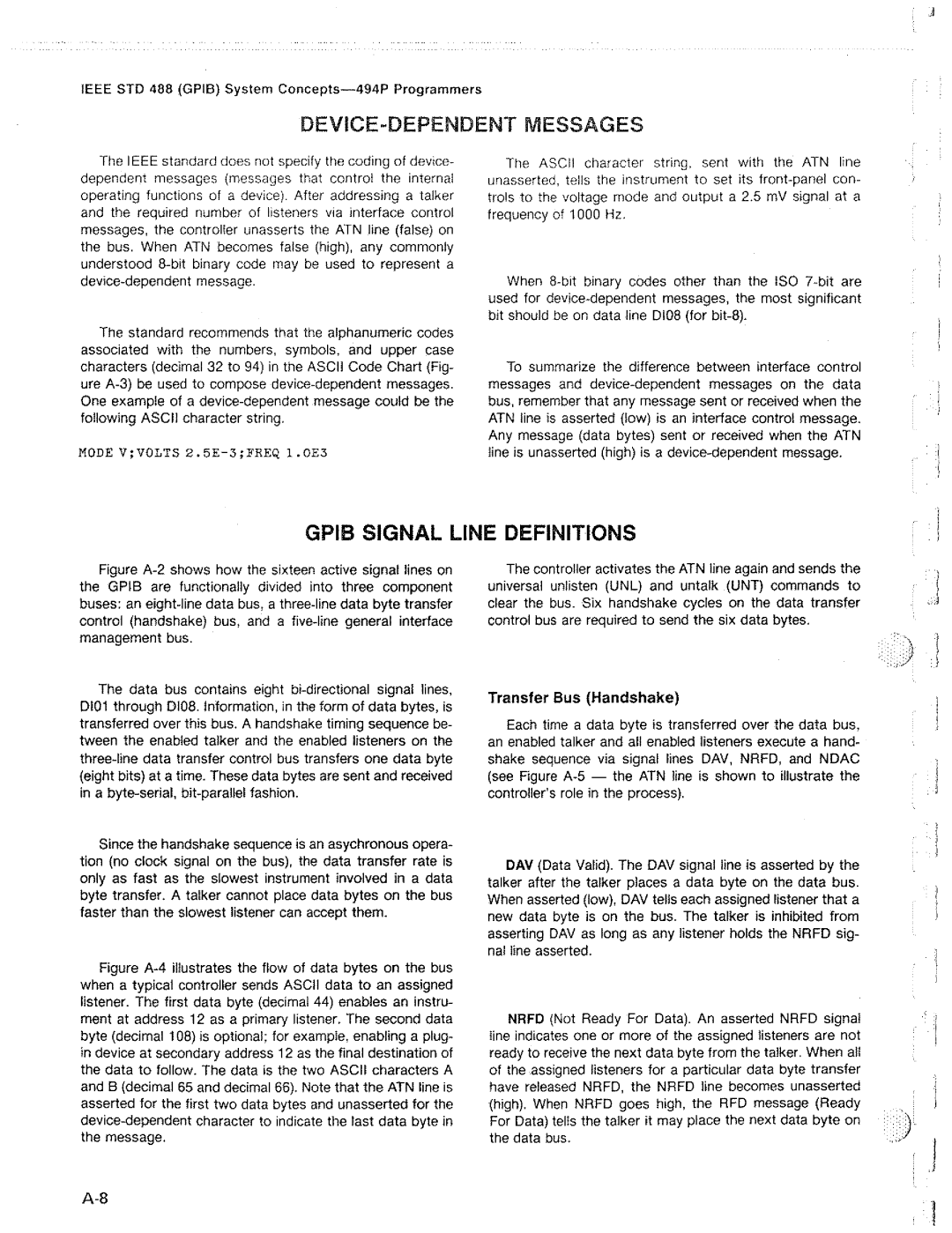 Tektronix 494P manual 