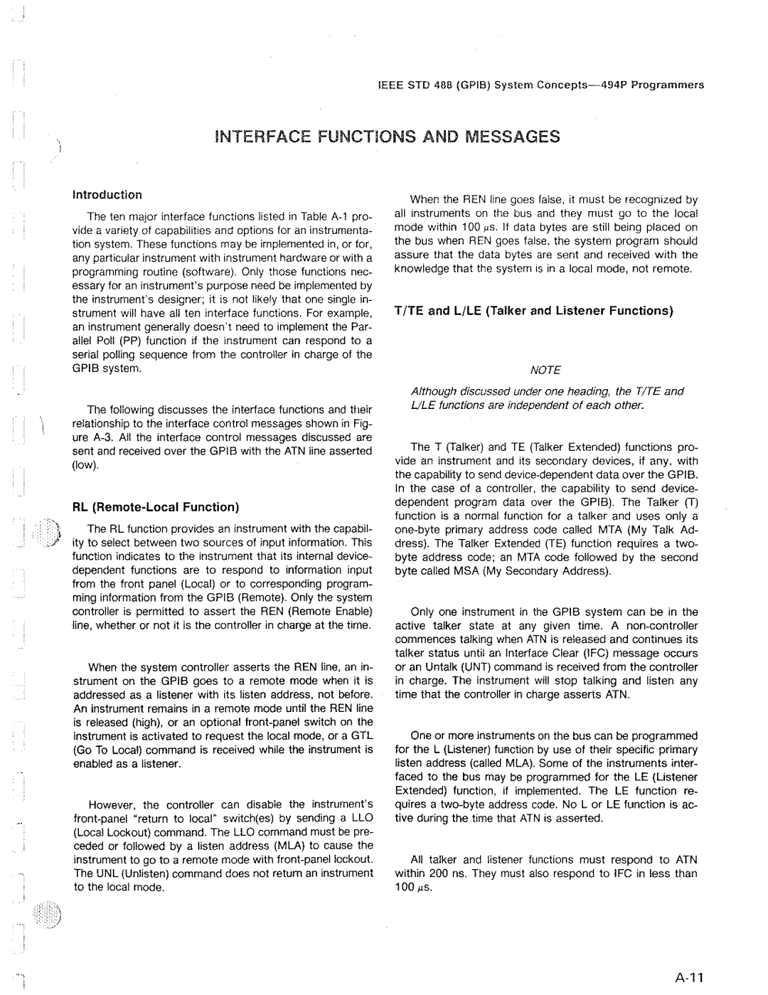 Tektronix 494P manual 