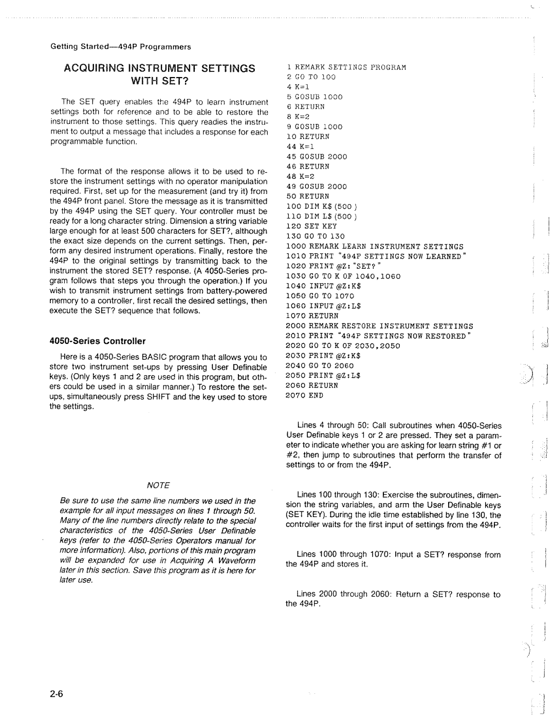 Tektronix 494P manual 