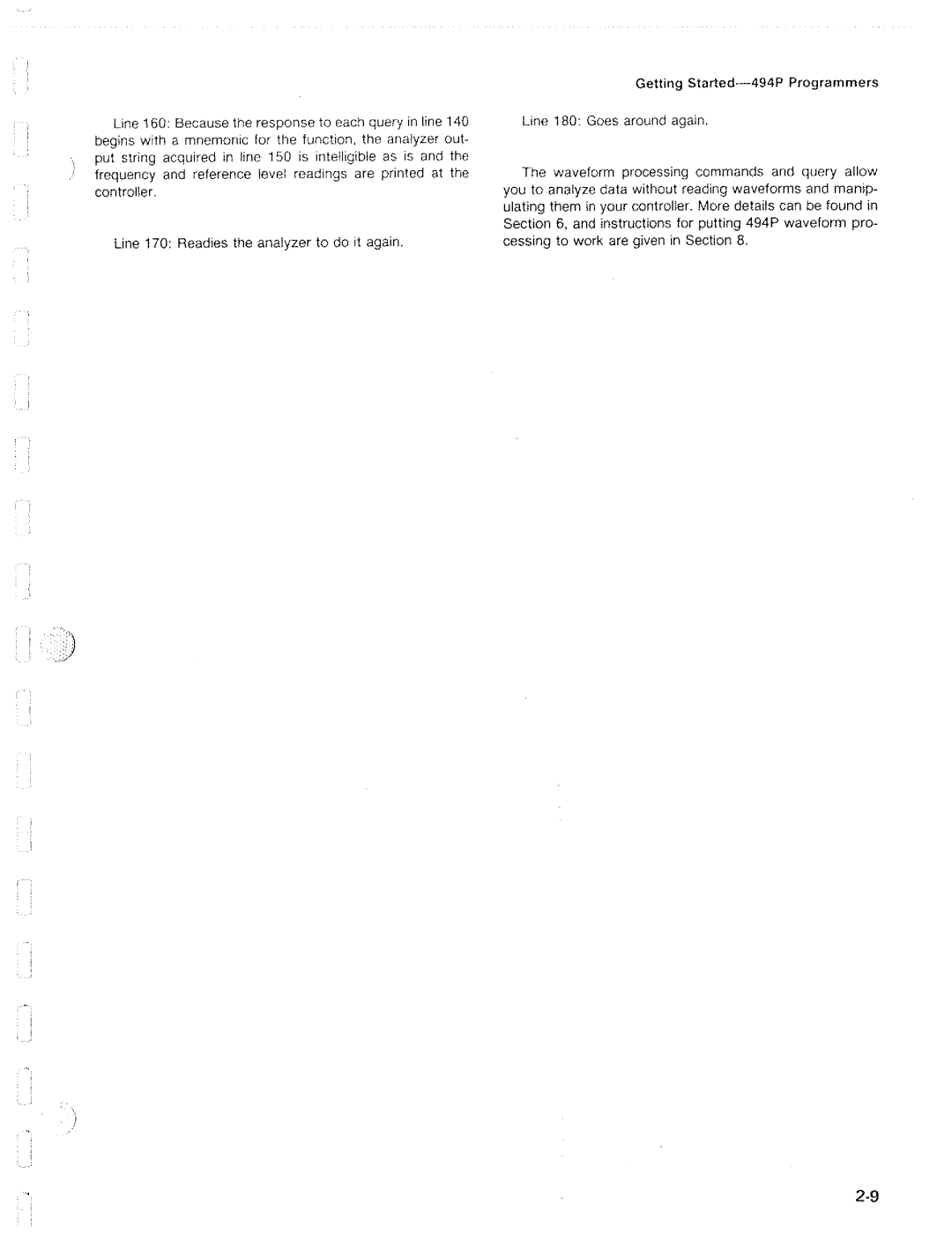 Tektronix 494P manual 