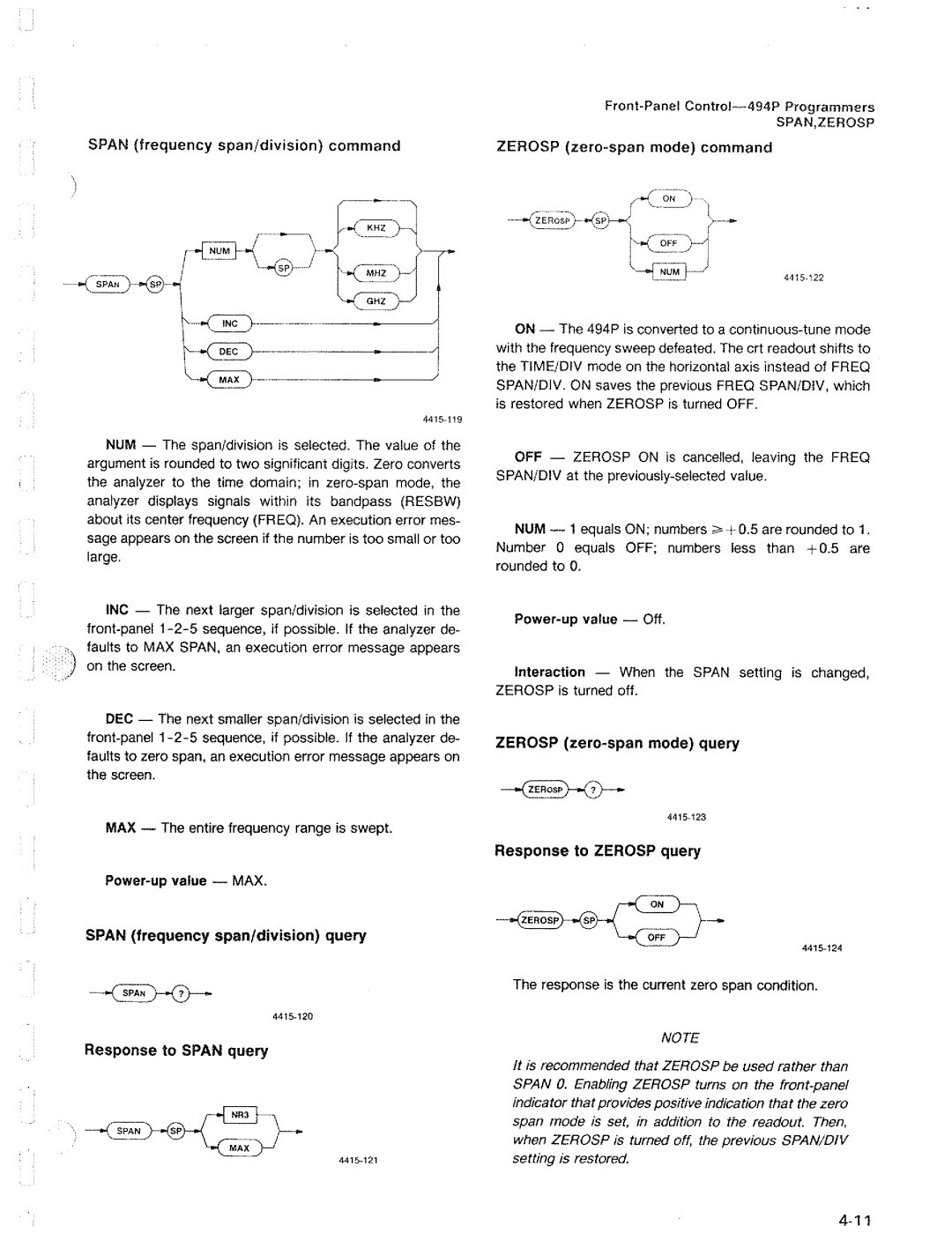 Tektronix 494P manual 