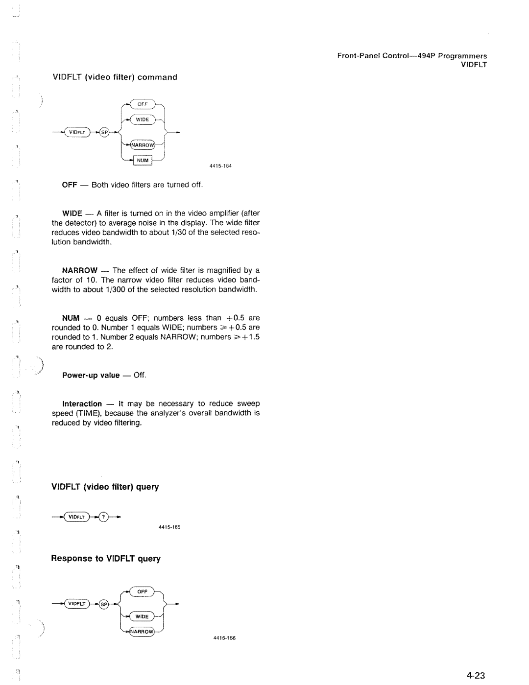 Tektronix 494P manual 