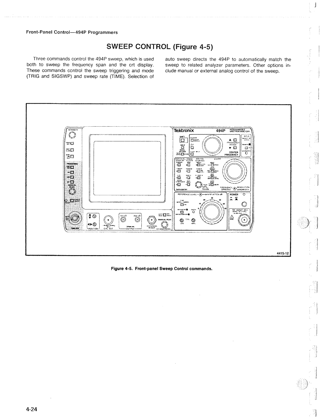 Tektronix 494P manual 