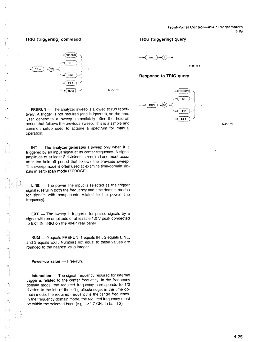 Tektronix 494P manual 