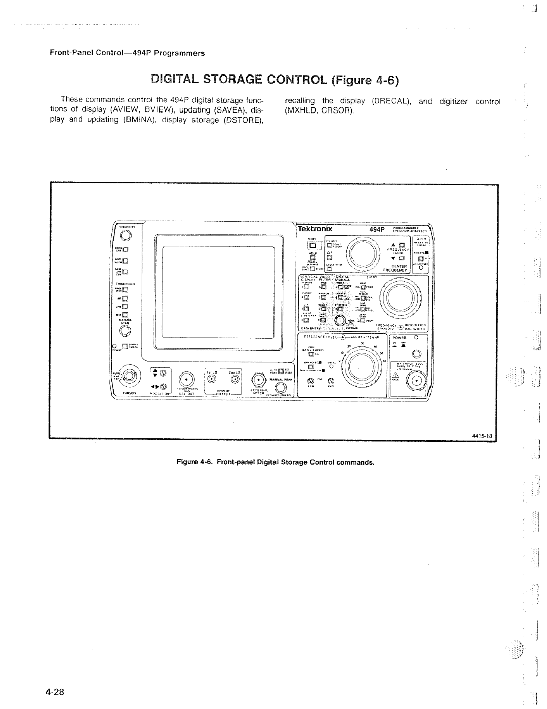 Tektronix 494P manual 