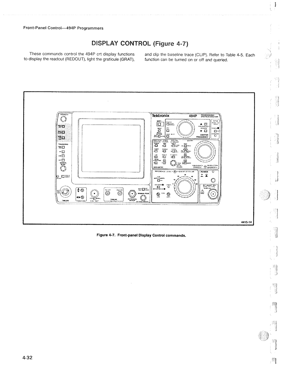 Tektronix 494P manual 