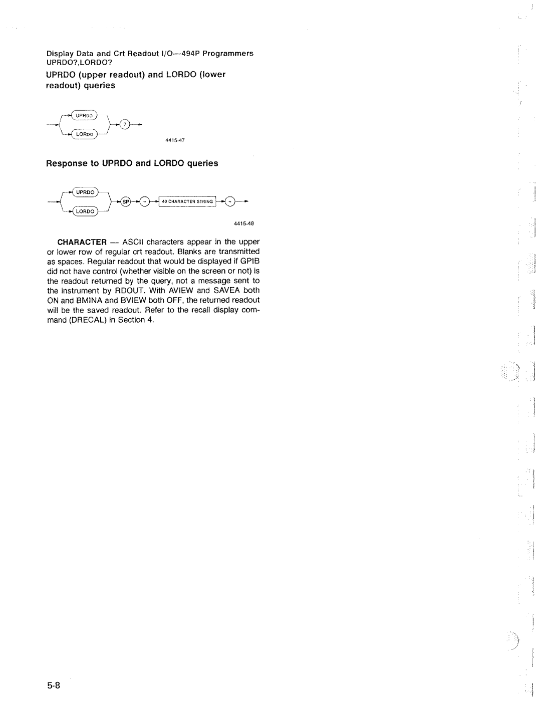 Tektronix 494P manual 