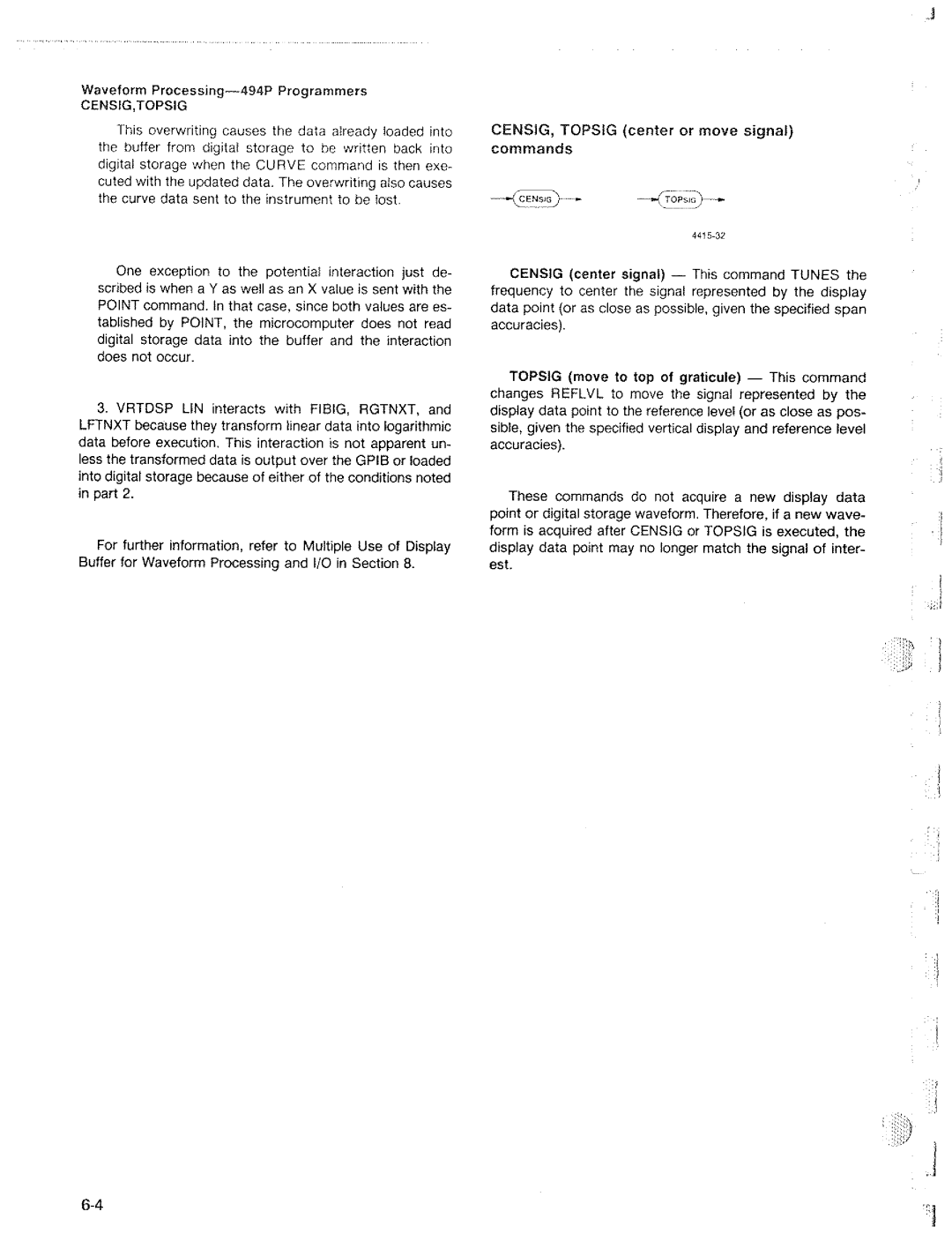 Tektronix 494P manual 