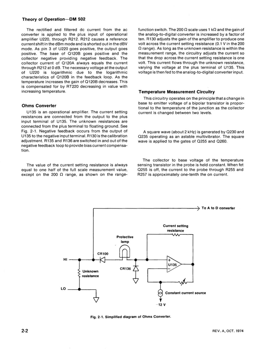 Tektronix 502 manual 