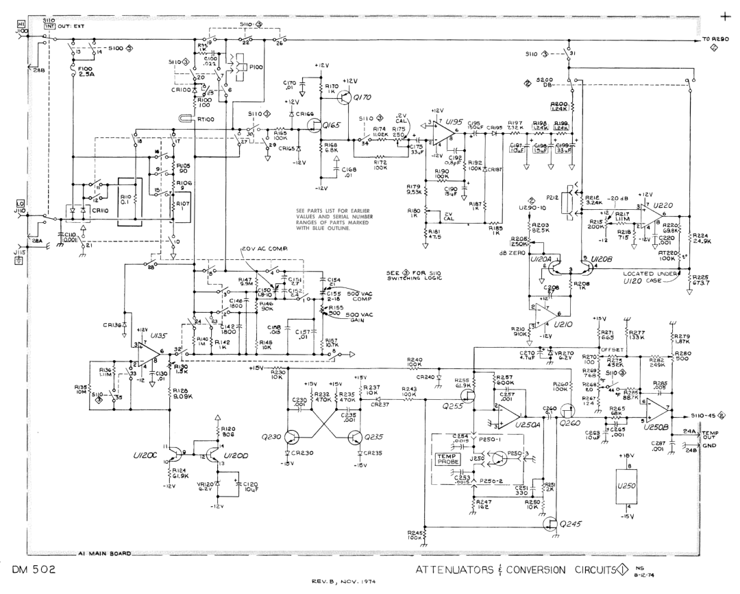 Tektronix 502 manual 