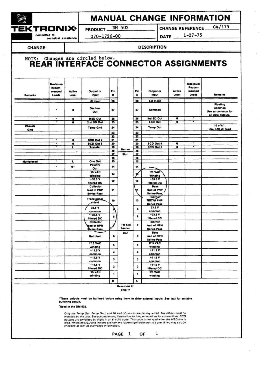 Tektronix 502 manual 