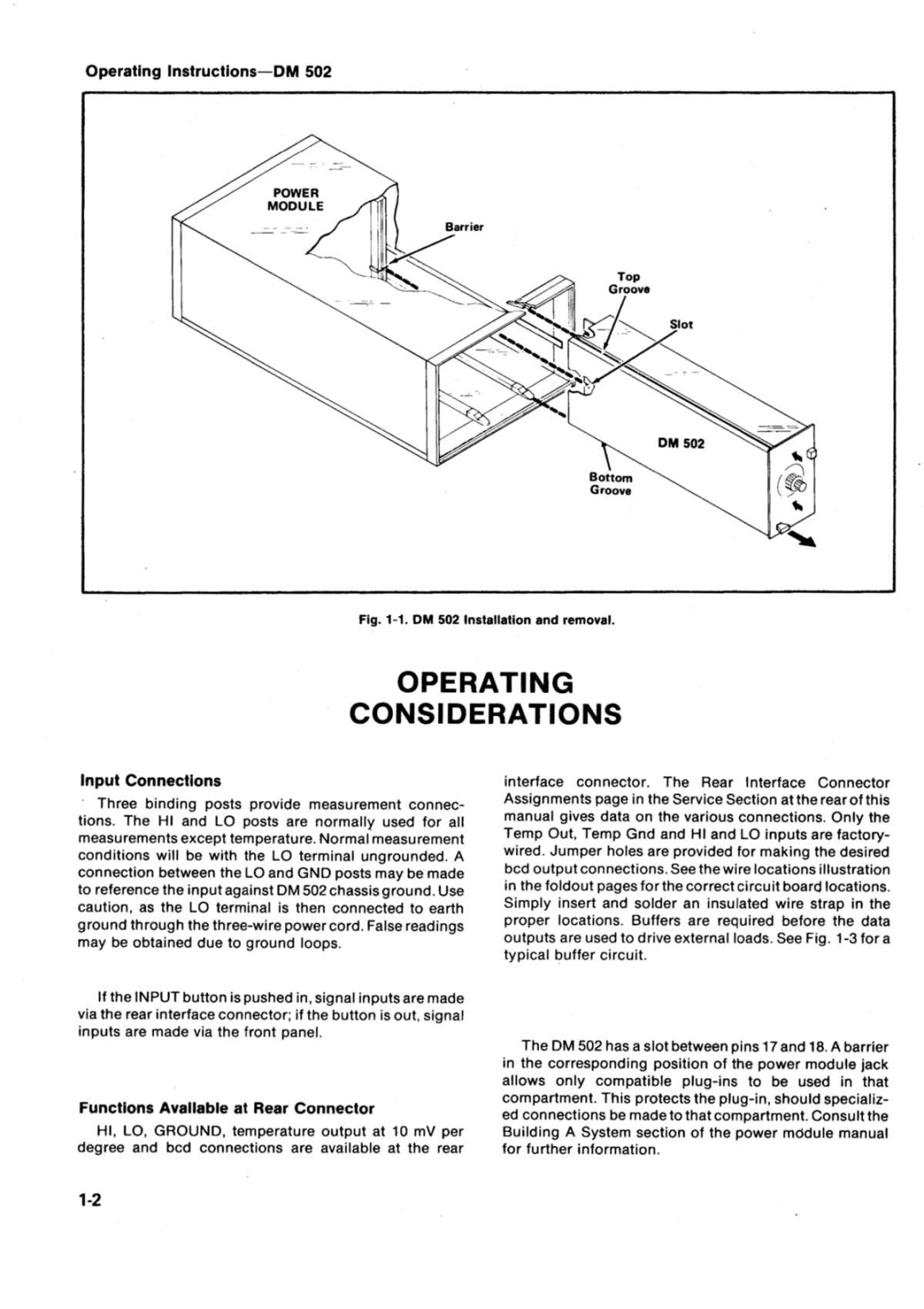 Tektronix 502 manual 