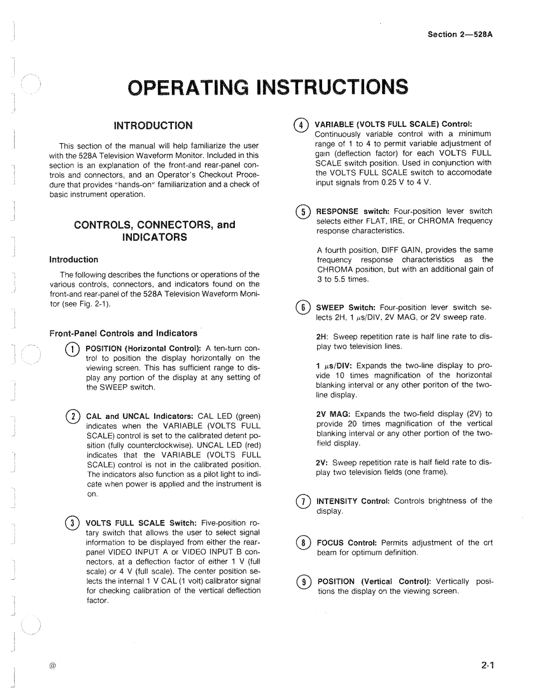 Tektronix 528A manual 