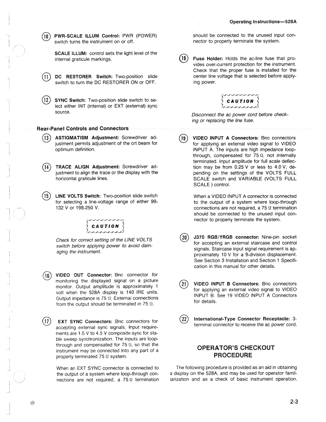 Tektronix 528A manual 