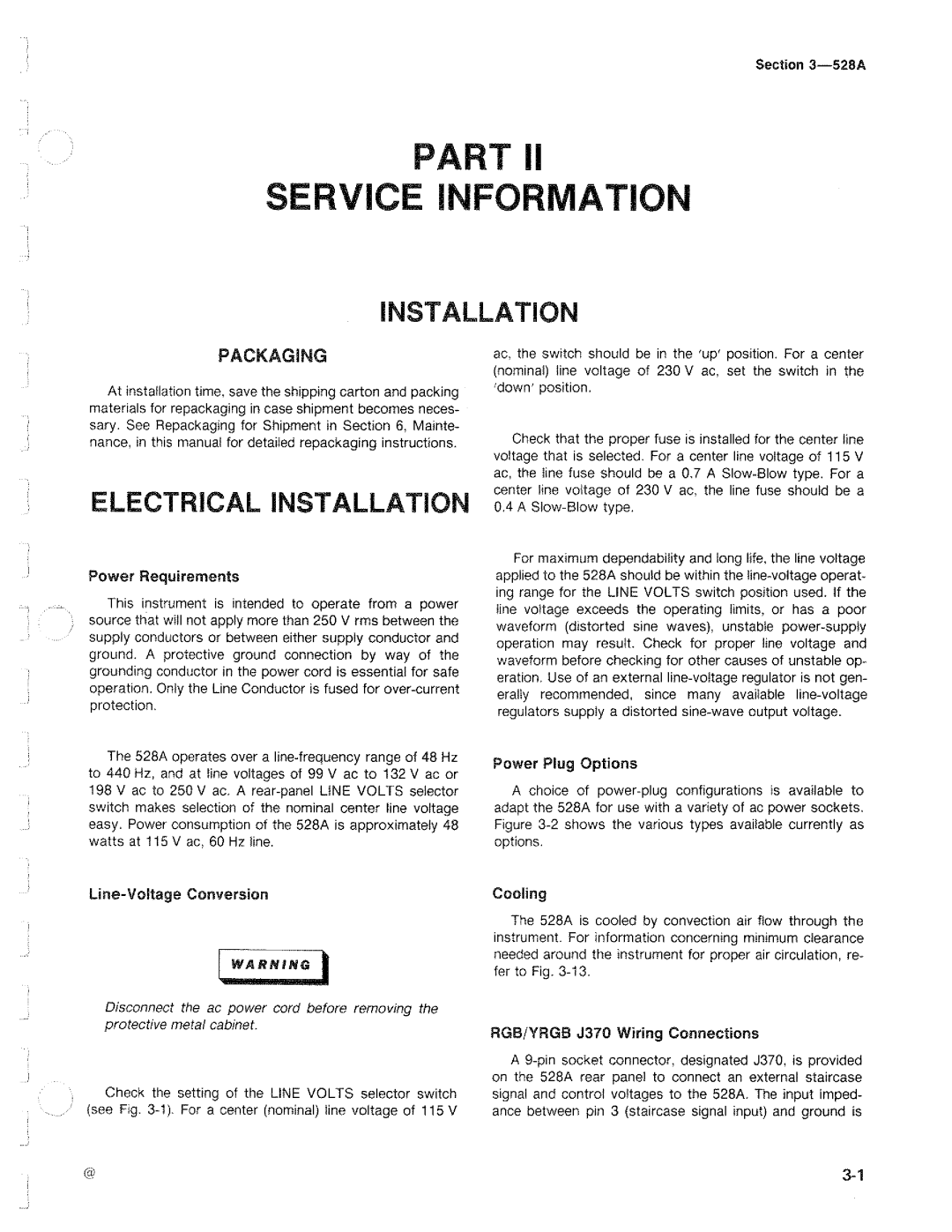 Tektronix 528A manual 