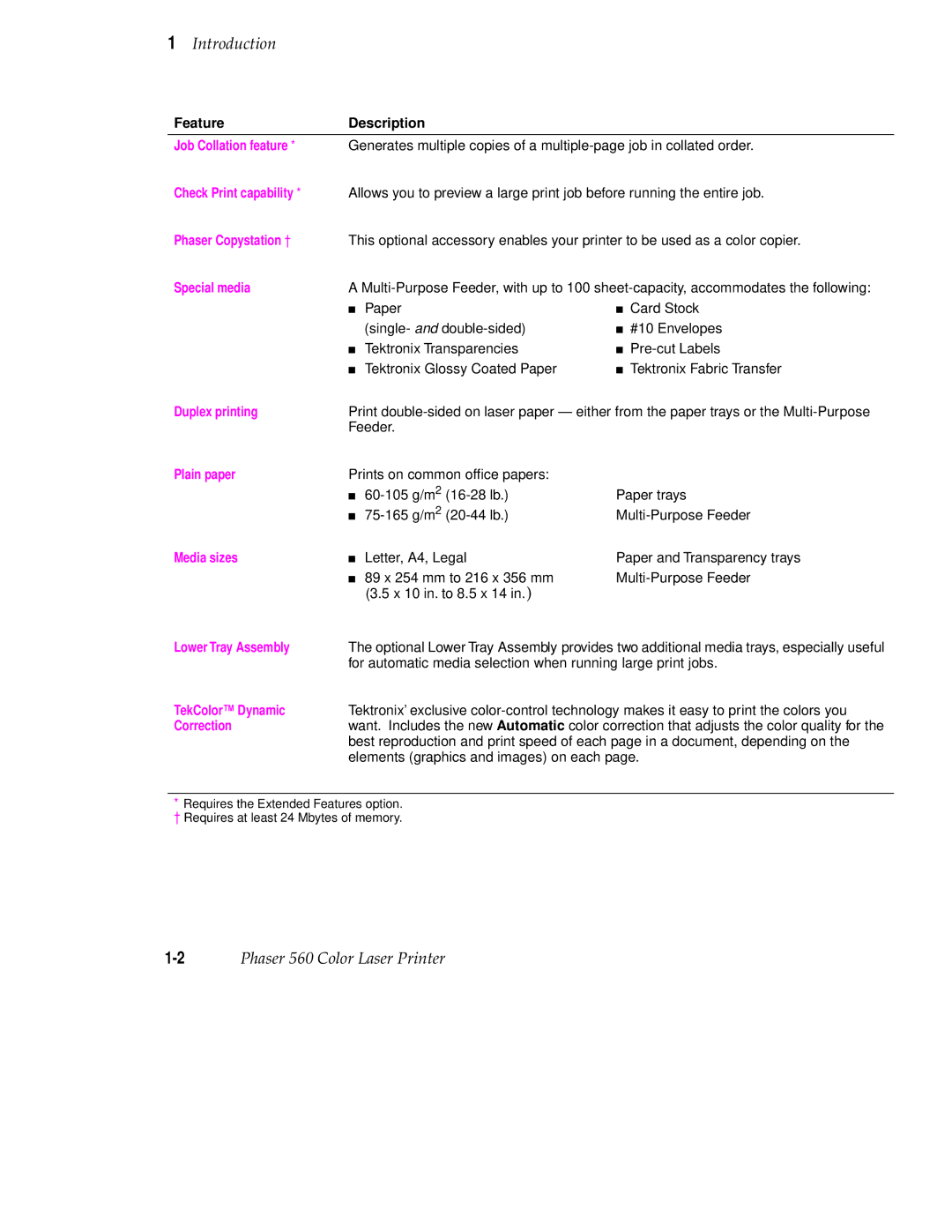 Tektronix 560 user manual Introduction 