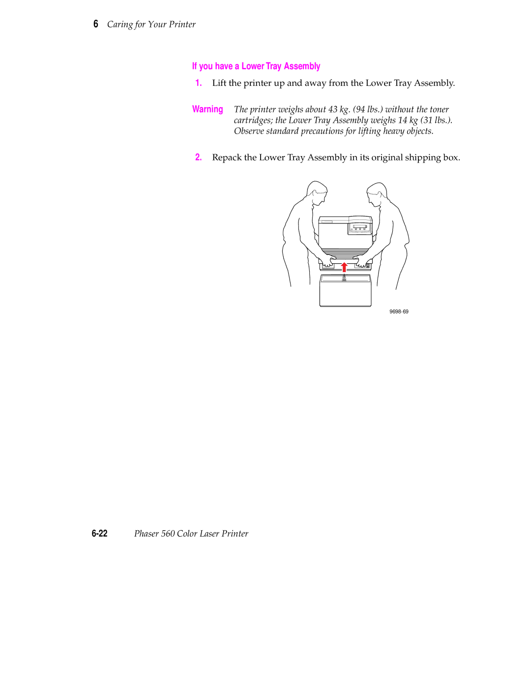 Tektronix 560 user manual 9698-69 