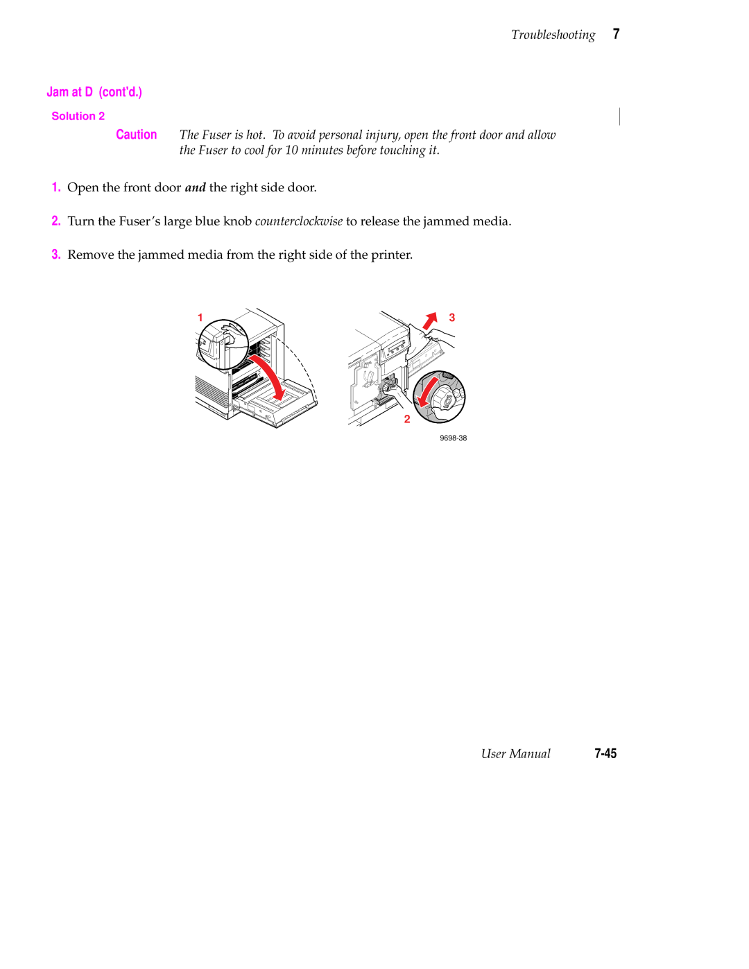 Tektronix 560 user manual Jam at D contd 