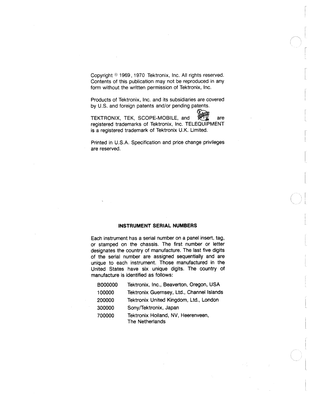 Tektronix 576 manual 