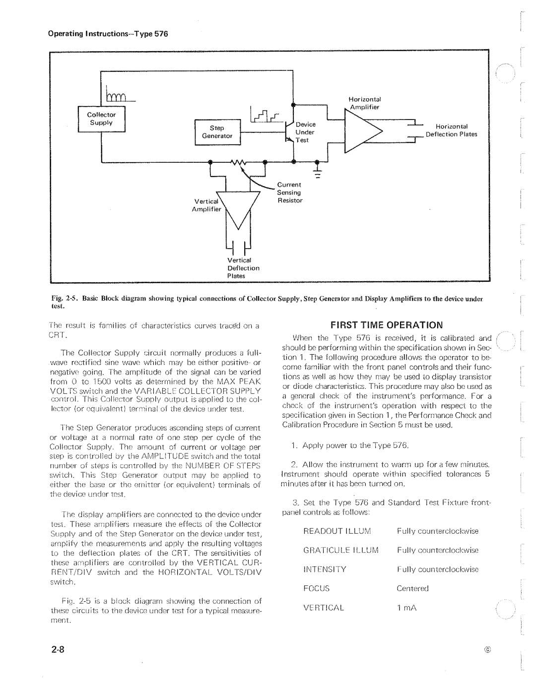 Tektronix 576 manual 