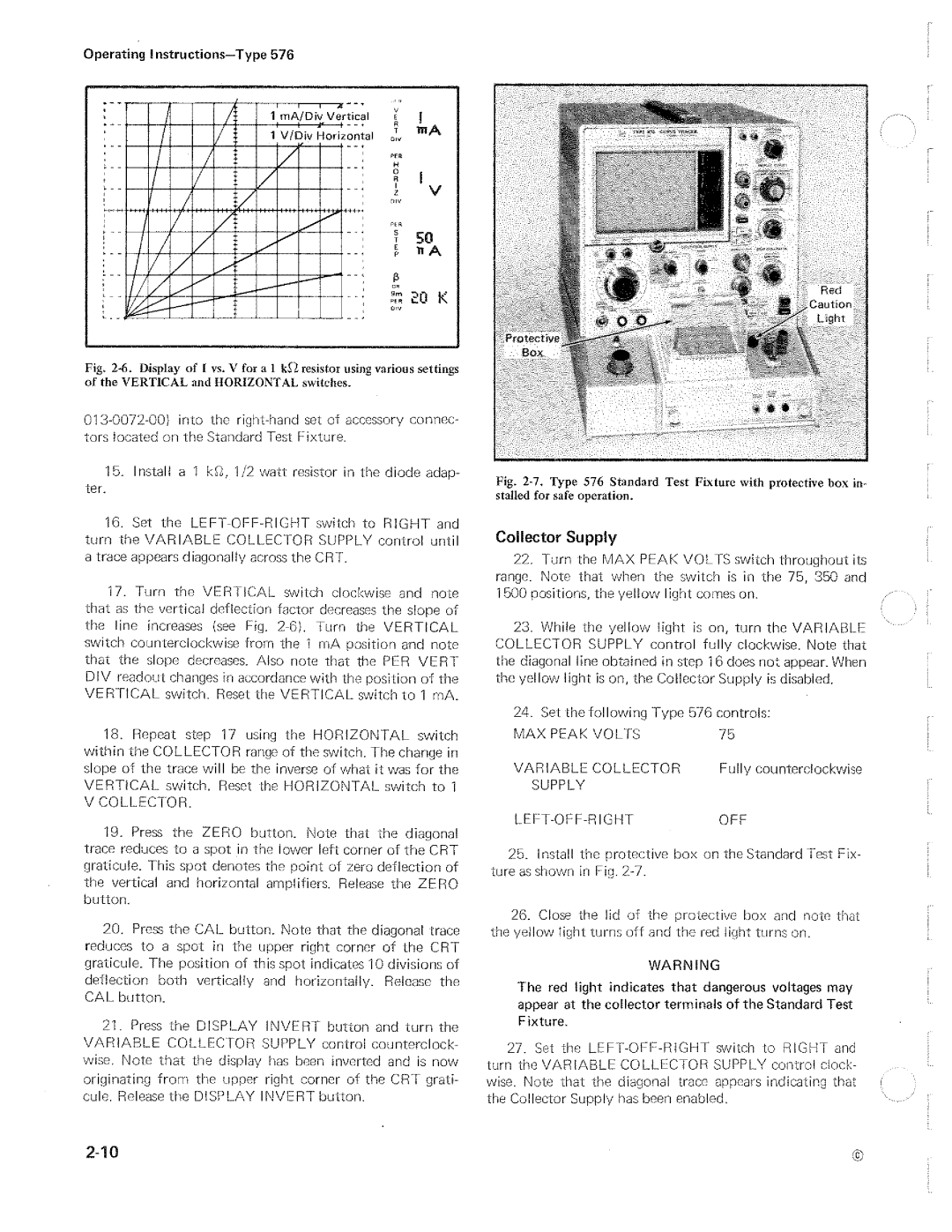 Tektronix 576 manual 