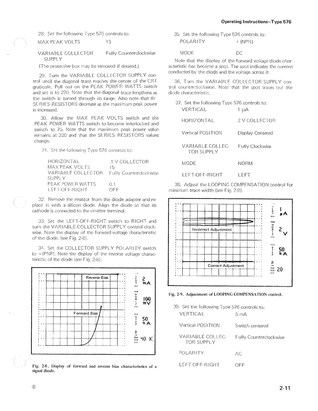 Tektronix 576 manual 