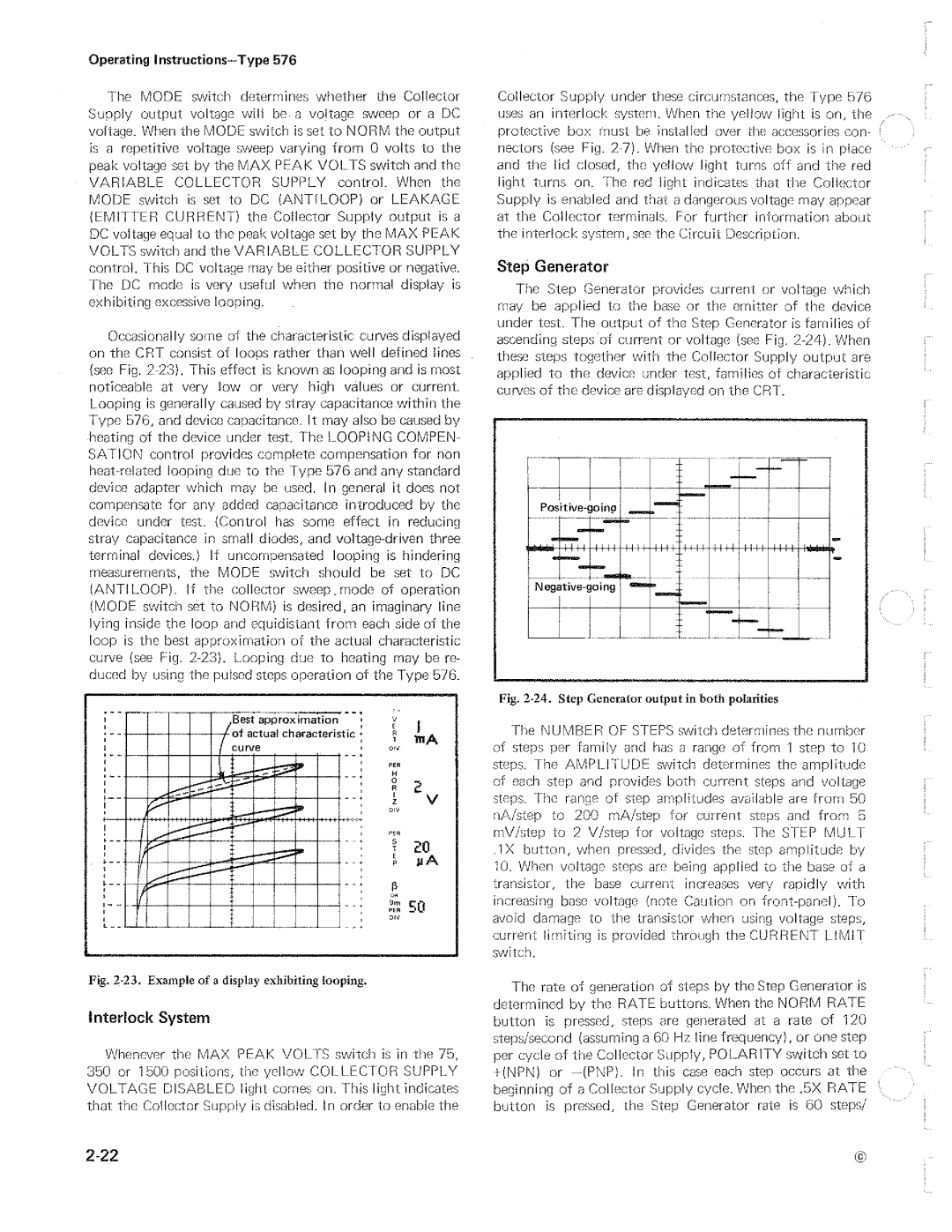 Tektronix 576 manual 