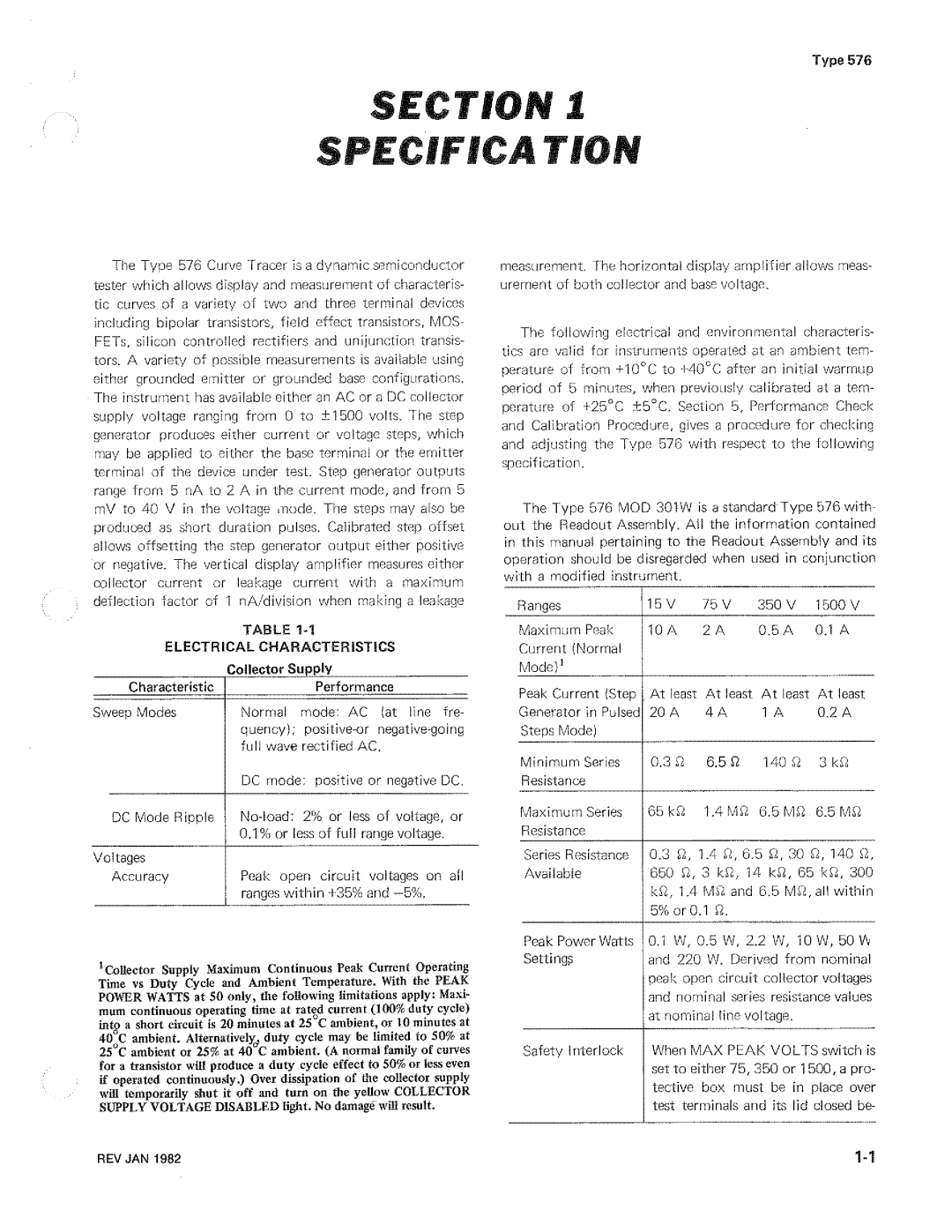 Tektronix 576 manual 