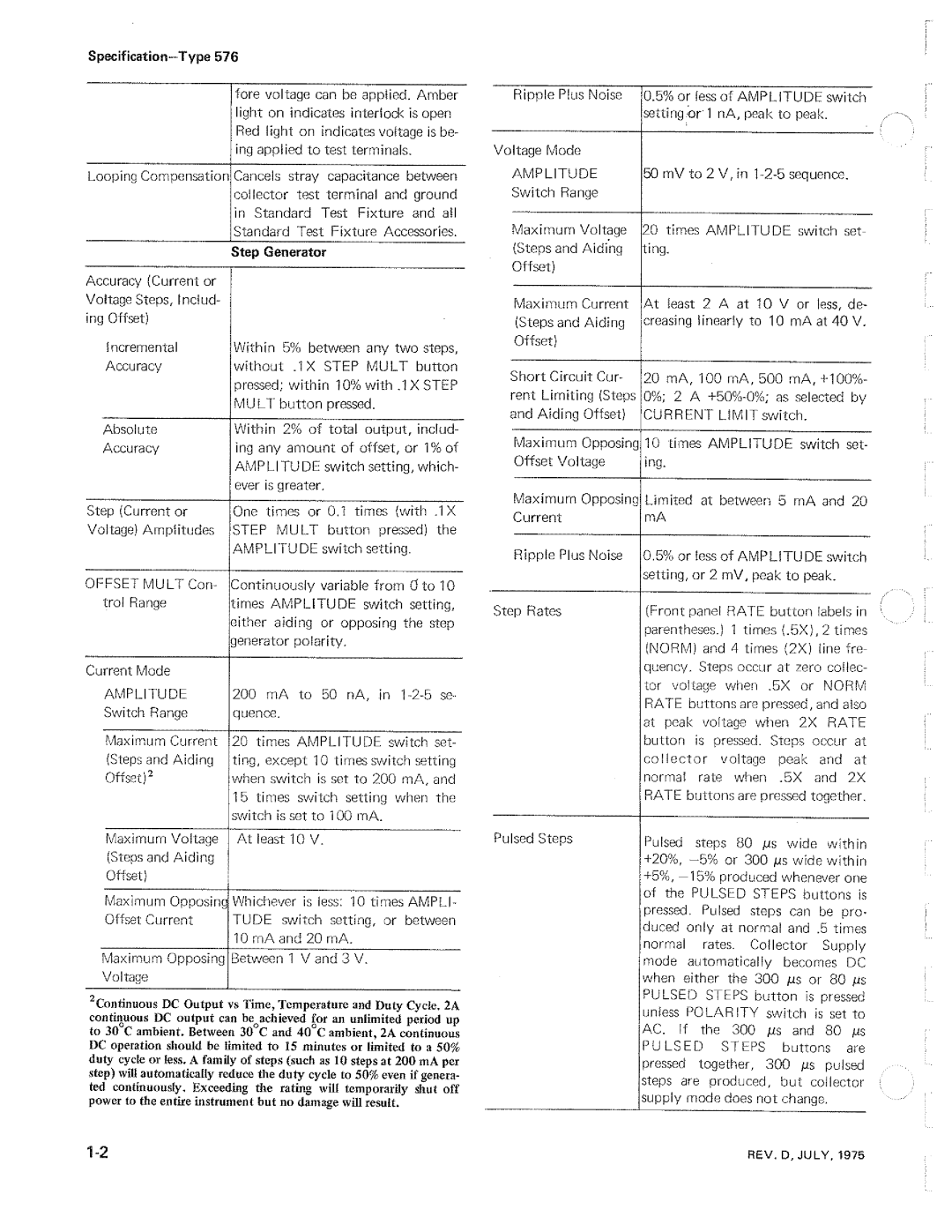 Tektronix 576 manual 