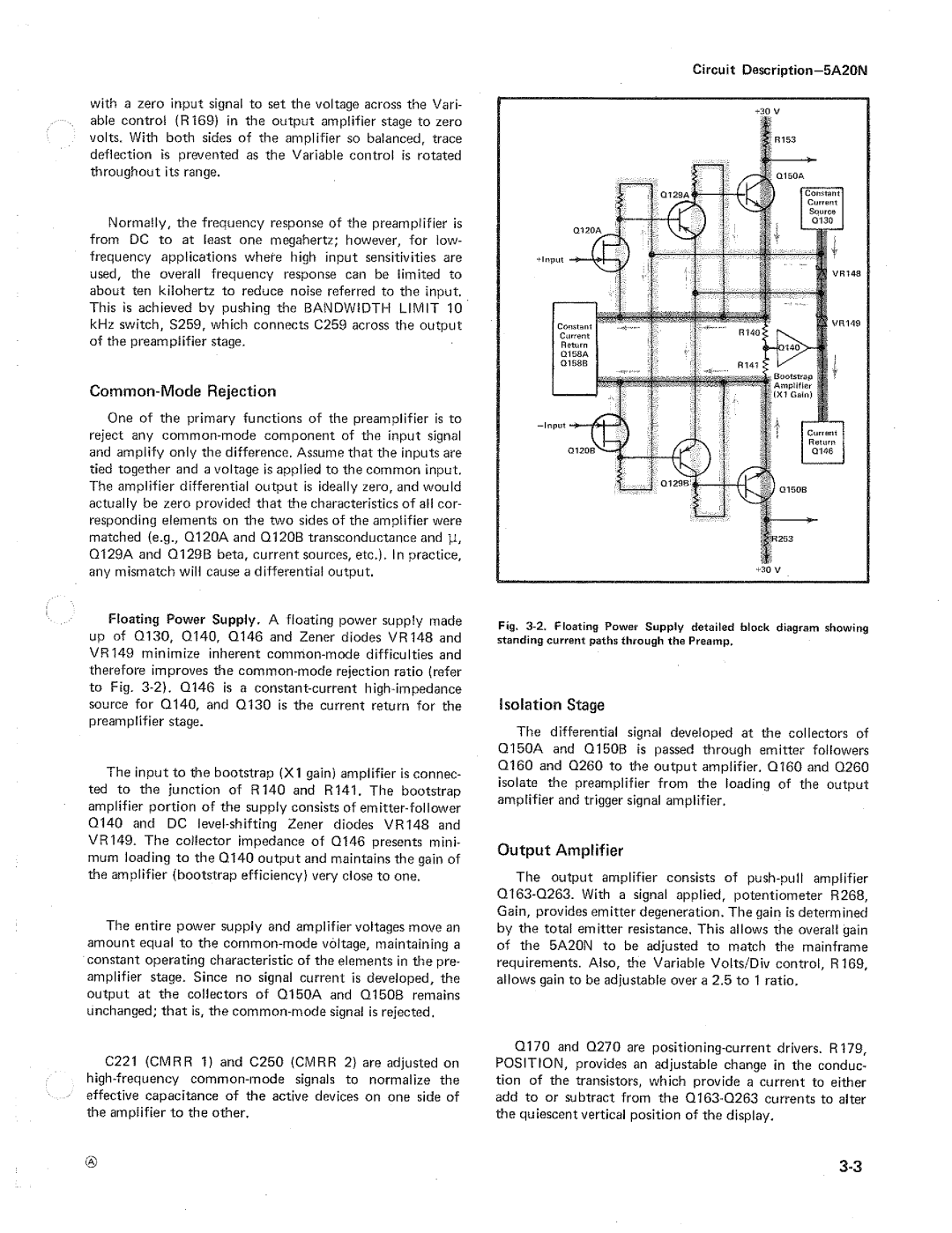 Tektronix 5A20N manual 