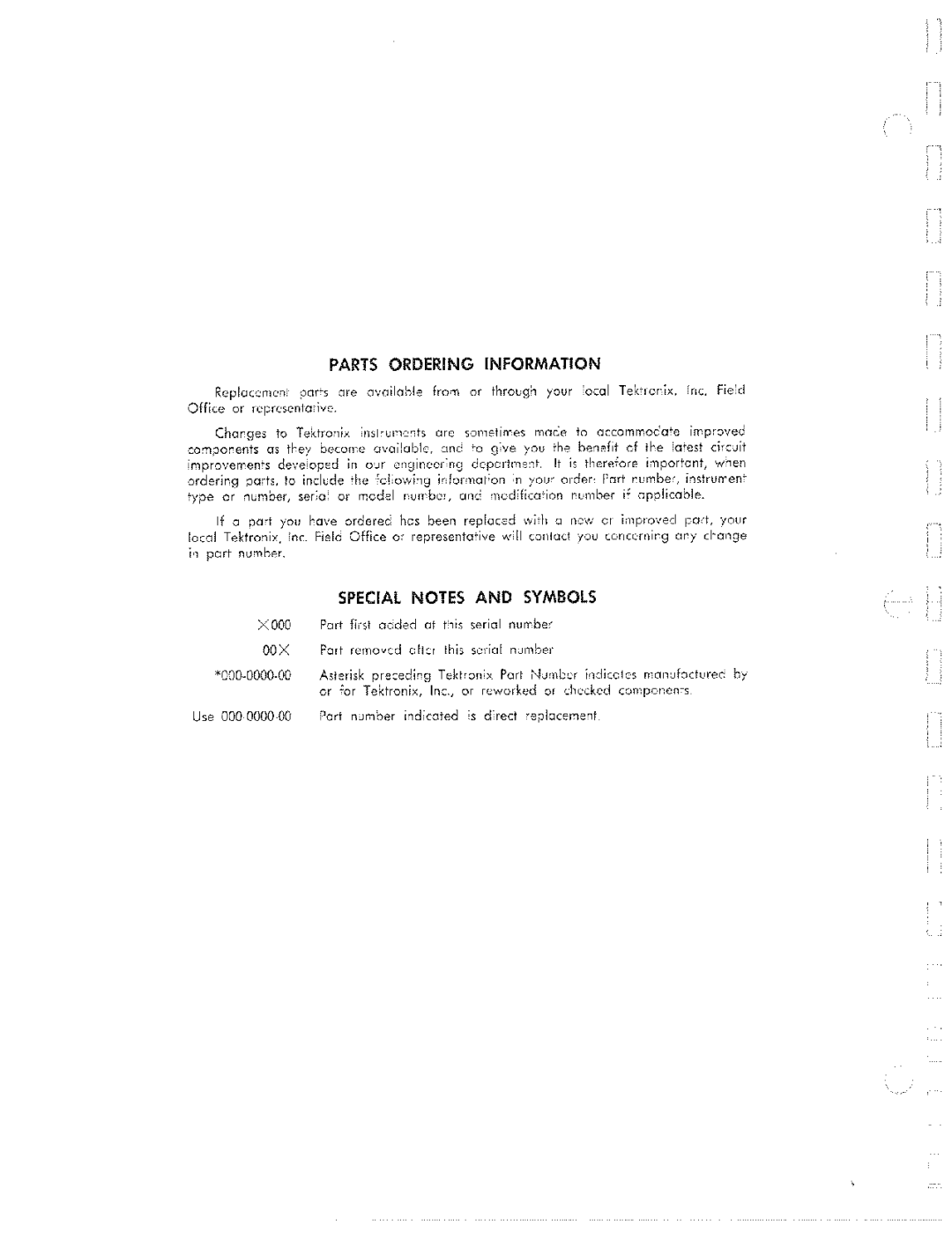 Tektronix 5A20N manual 