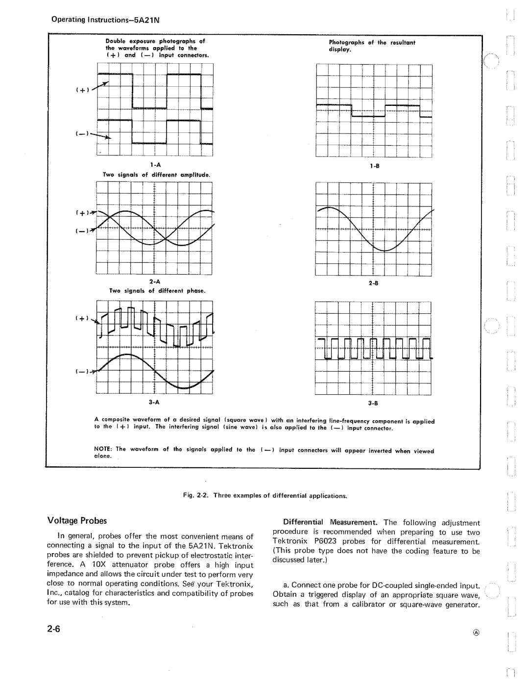 Tektronix 5A21N manual 