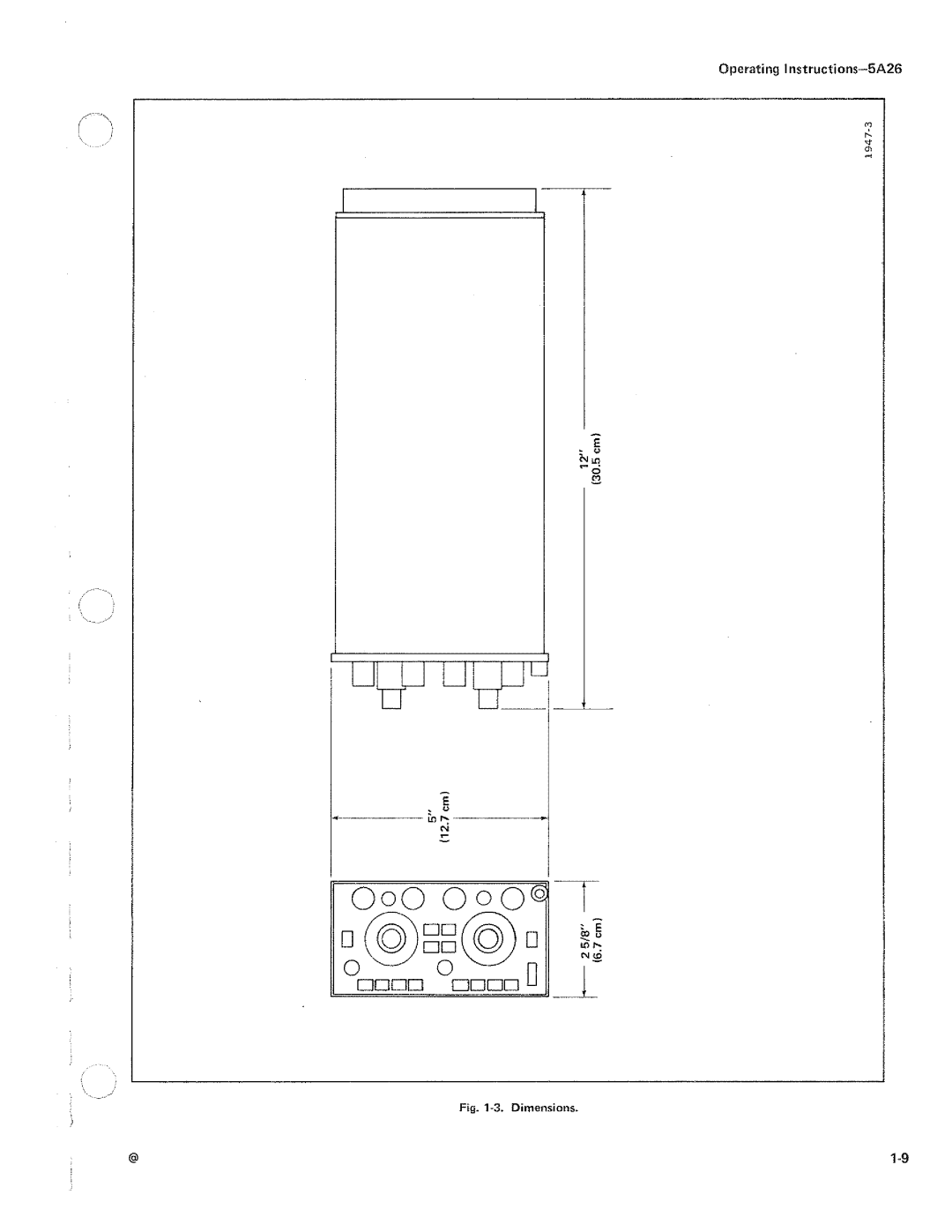 Tektronix 5A26 manual 