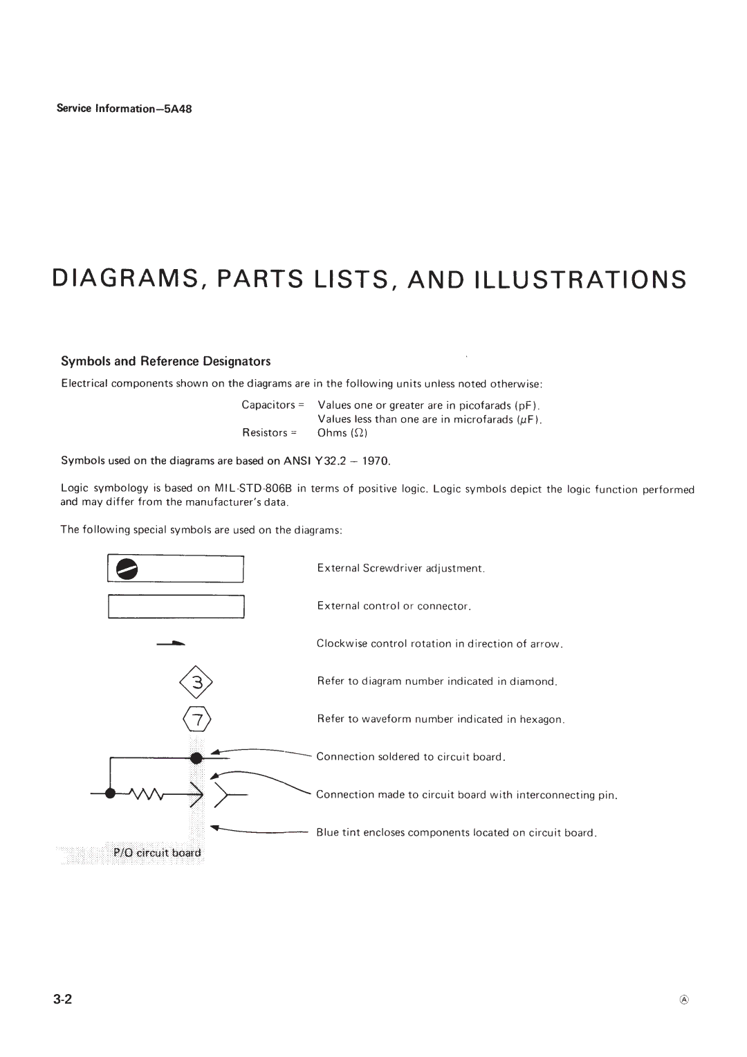 Tektronix 5A48 manual 