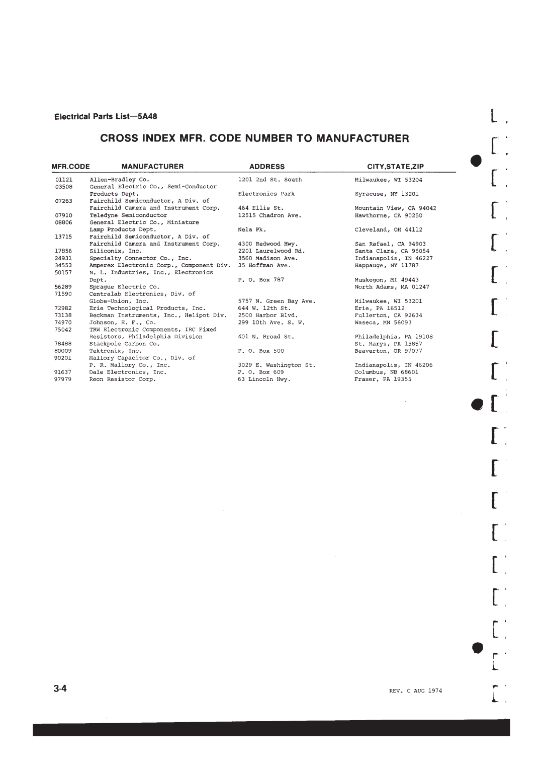 Tektronix 5A48 manual 