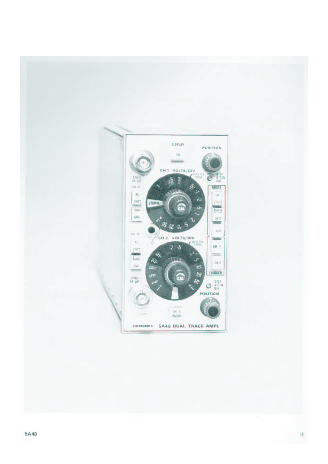 Tektronix 5A48 manual 