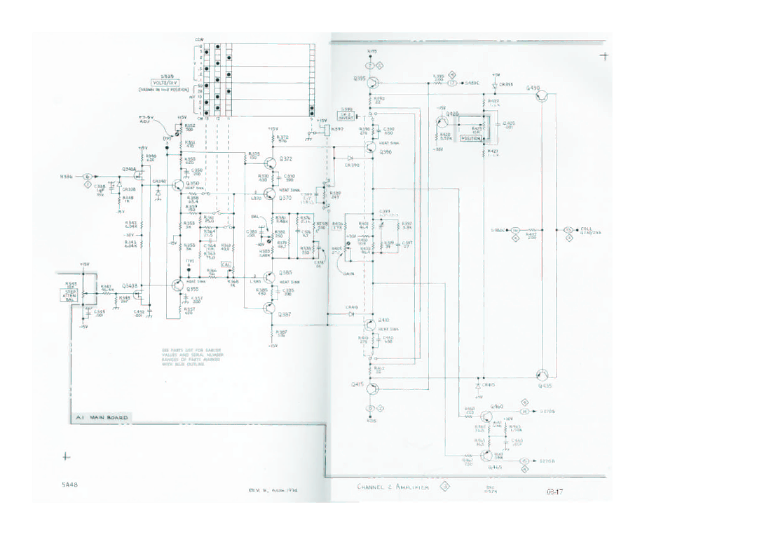 Tektronix 5A48 manual 