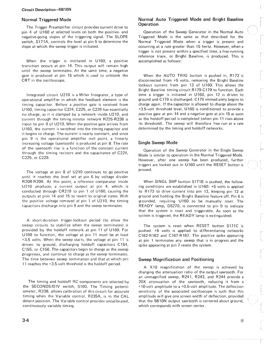 Tektronix 5B10N manual 