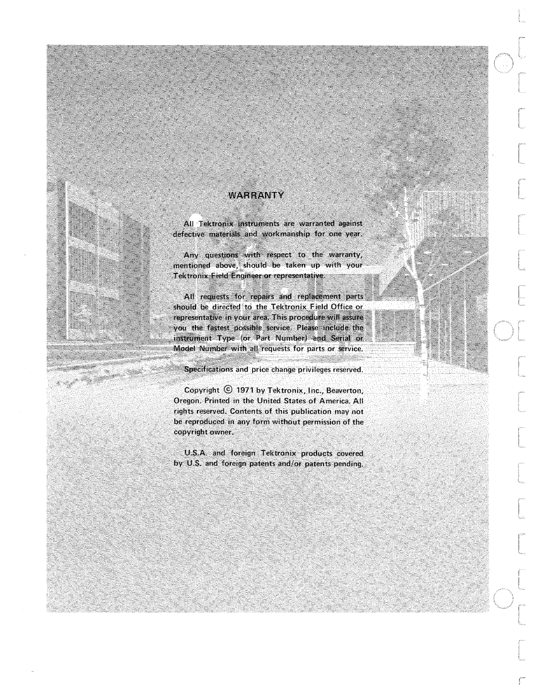 Tektronix 5B10N manual 