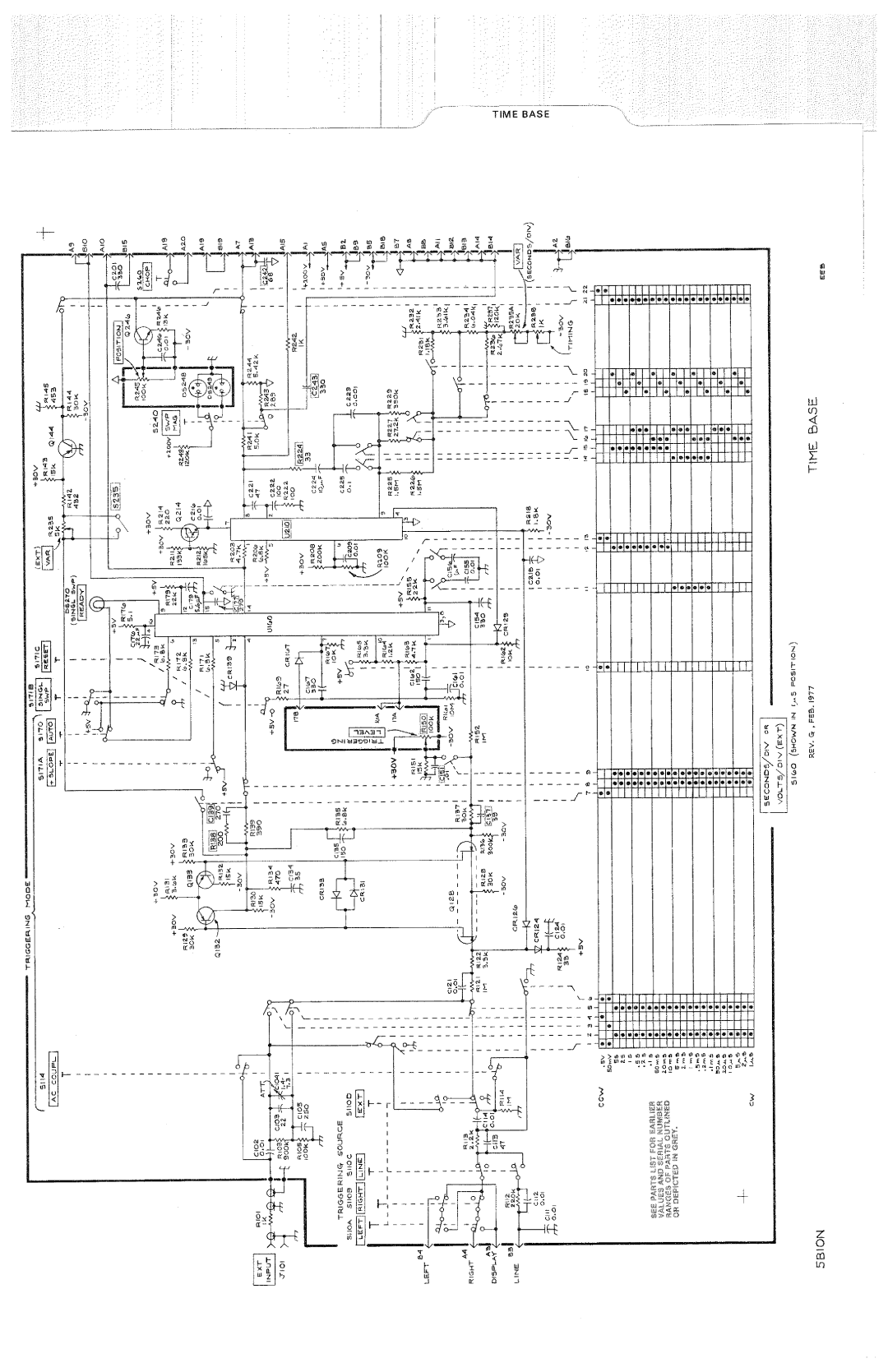 Tektronix 5B10N manual 