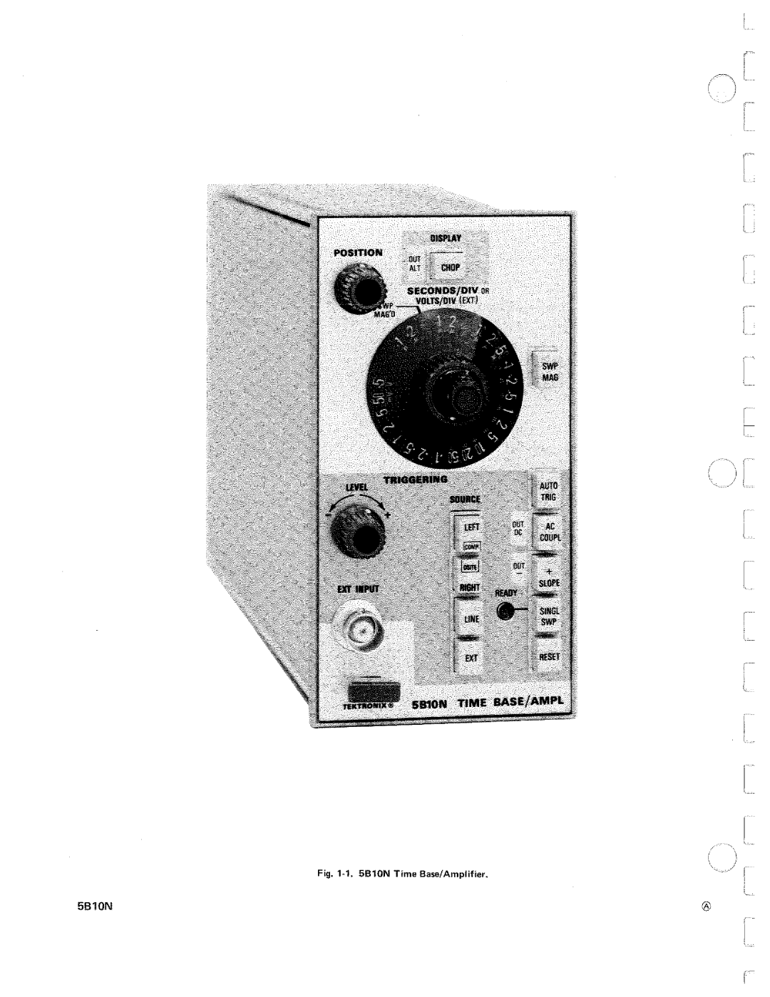 Tektronix 5B10N manual 