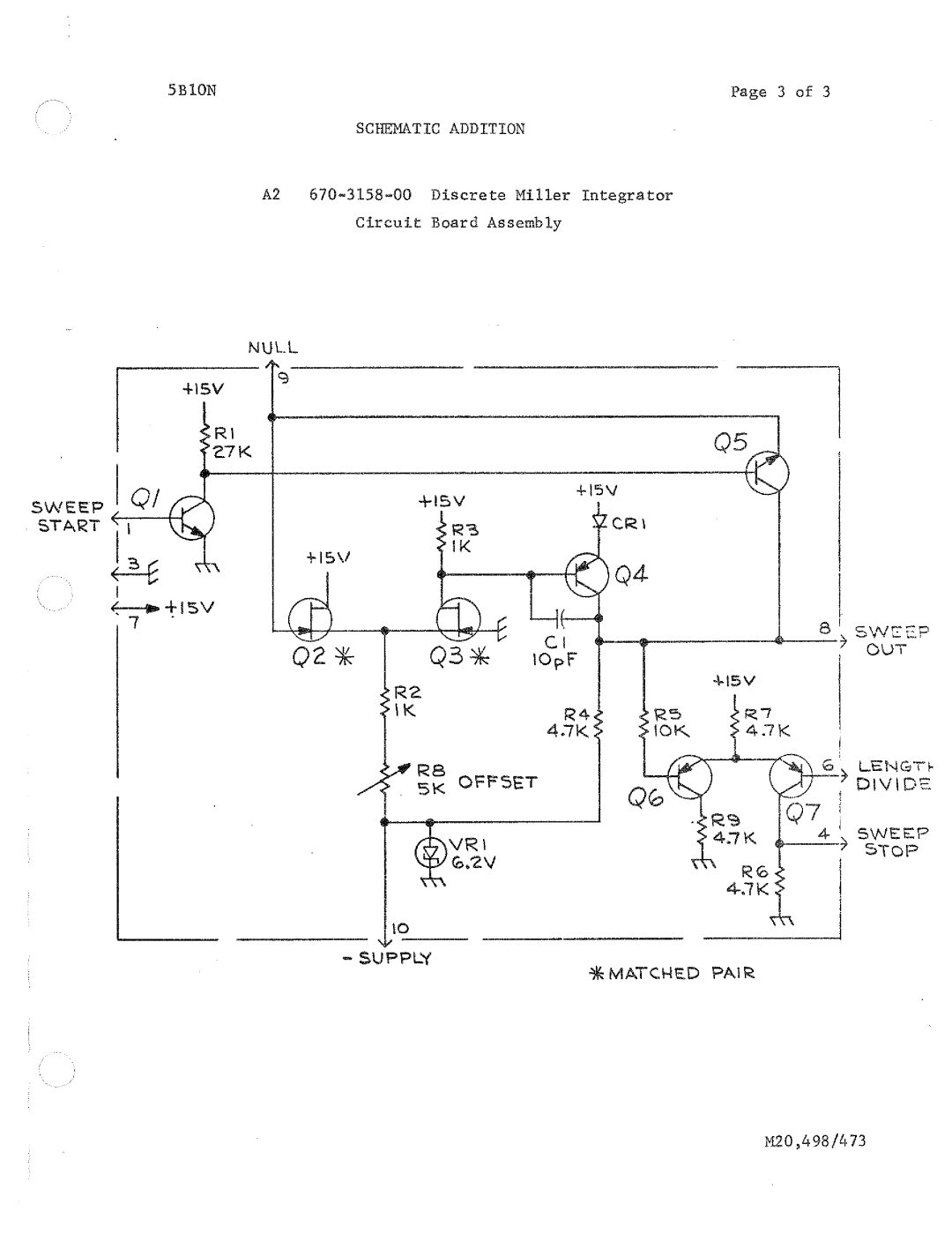 Tektronix 5B10N manual 