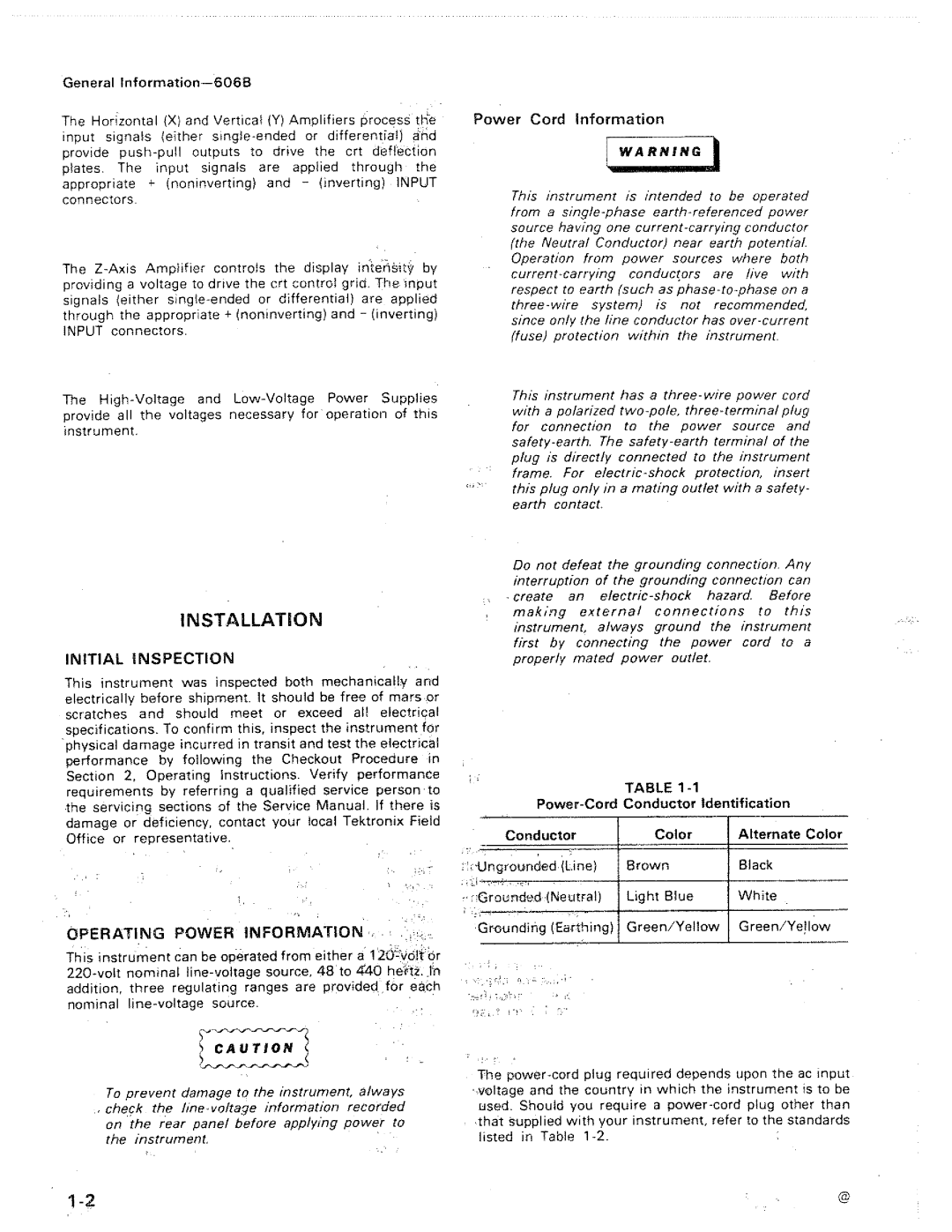 Tektronix 606B manual 