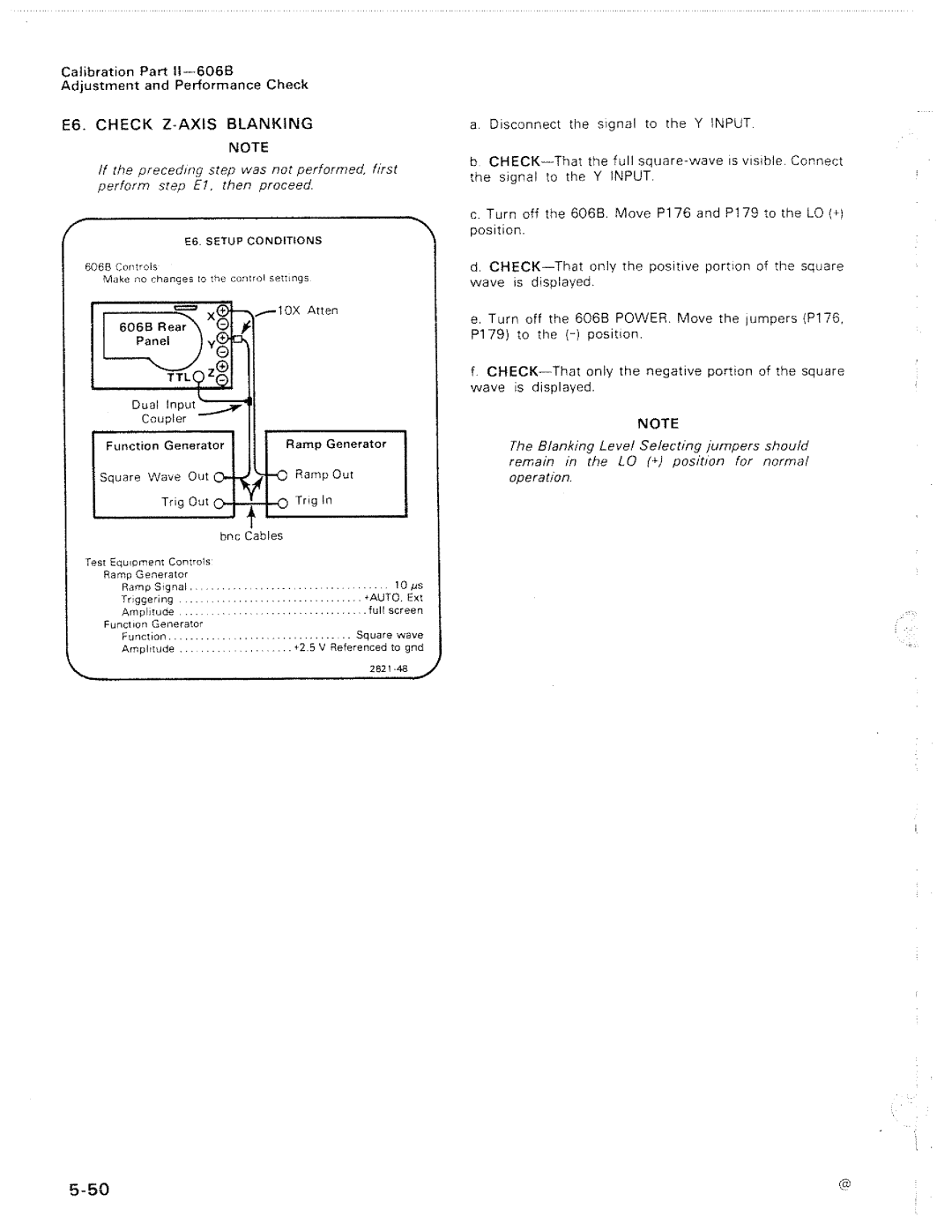 Tektronix 606B manual 