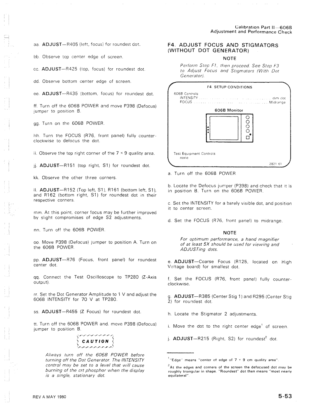 Tektronix 606B manual 