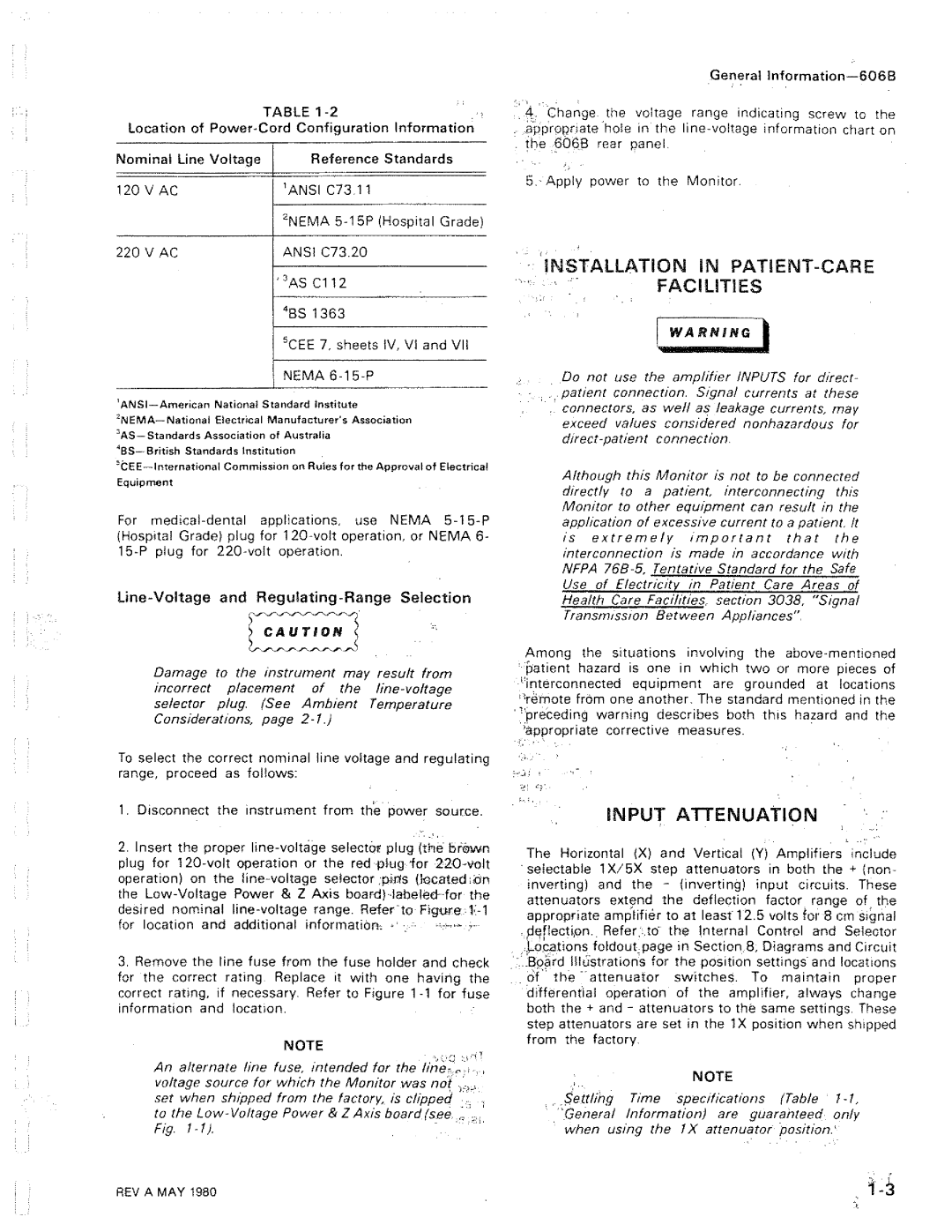 Tektronix 606B manual 